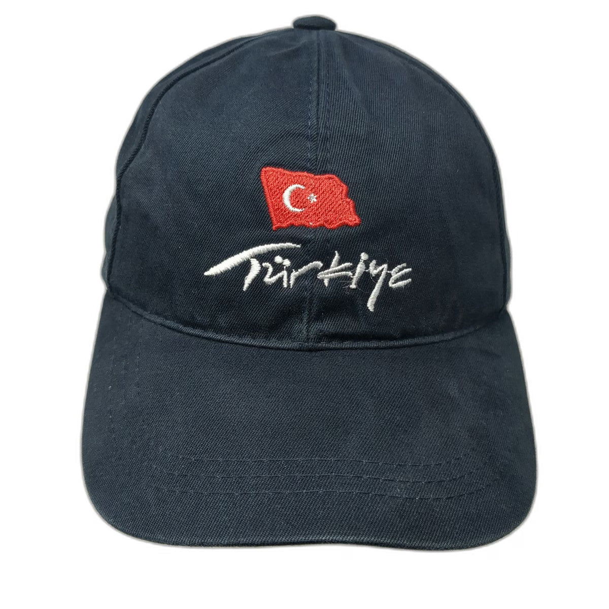 Blue Baseball Cap One Size Türkiye Turkey Map Flag Embroidered Strapback Hat