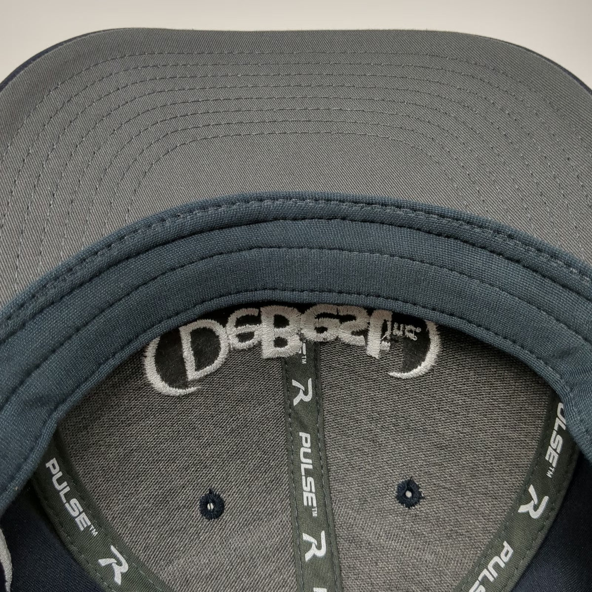 Richardson Baseball Cap Blue XL DeBest Plumbing 50 Years Anniversary Flexfit Hat