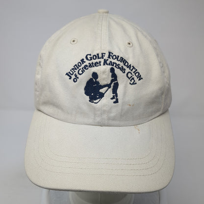 Junior Golf Foundation of Greater Kansas City Slideback Hat Beige One Size