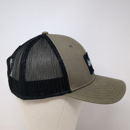 John Deere Equipment Patch Snapback Trucker Hat Brown One Size Mesh Back