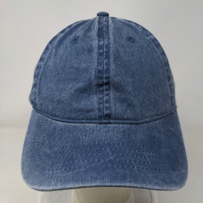 Time And Tru Strapback Hat Blue OSFM Adjustable Solid 6 Panel W/Tags