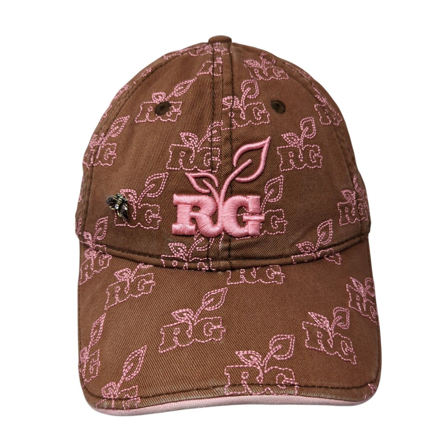 RG Realtree Girl Slideback Hat Brown One Size Adjustable Embroidered 6 Panel