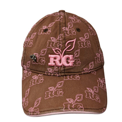RG Realtree Girl Slideback Hat Brown One Size Adjustable Embroidered 6 Panel