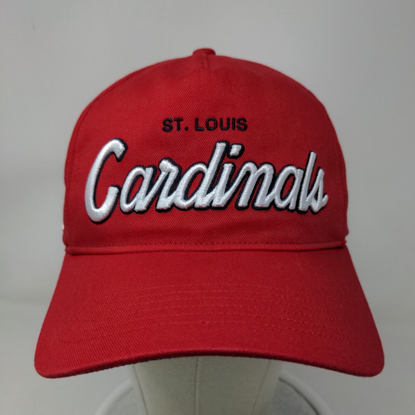 '47 Brand Men's Snapback Hat Red OSFA Embroidered St. Louis Cardinals Logo