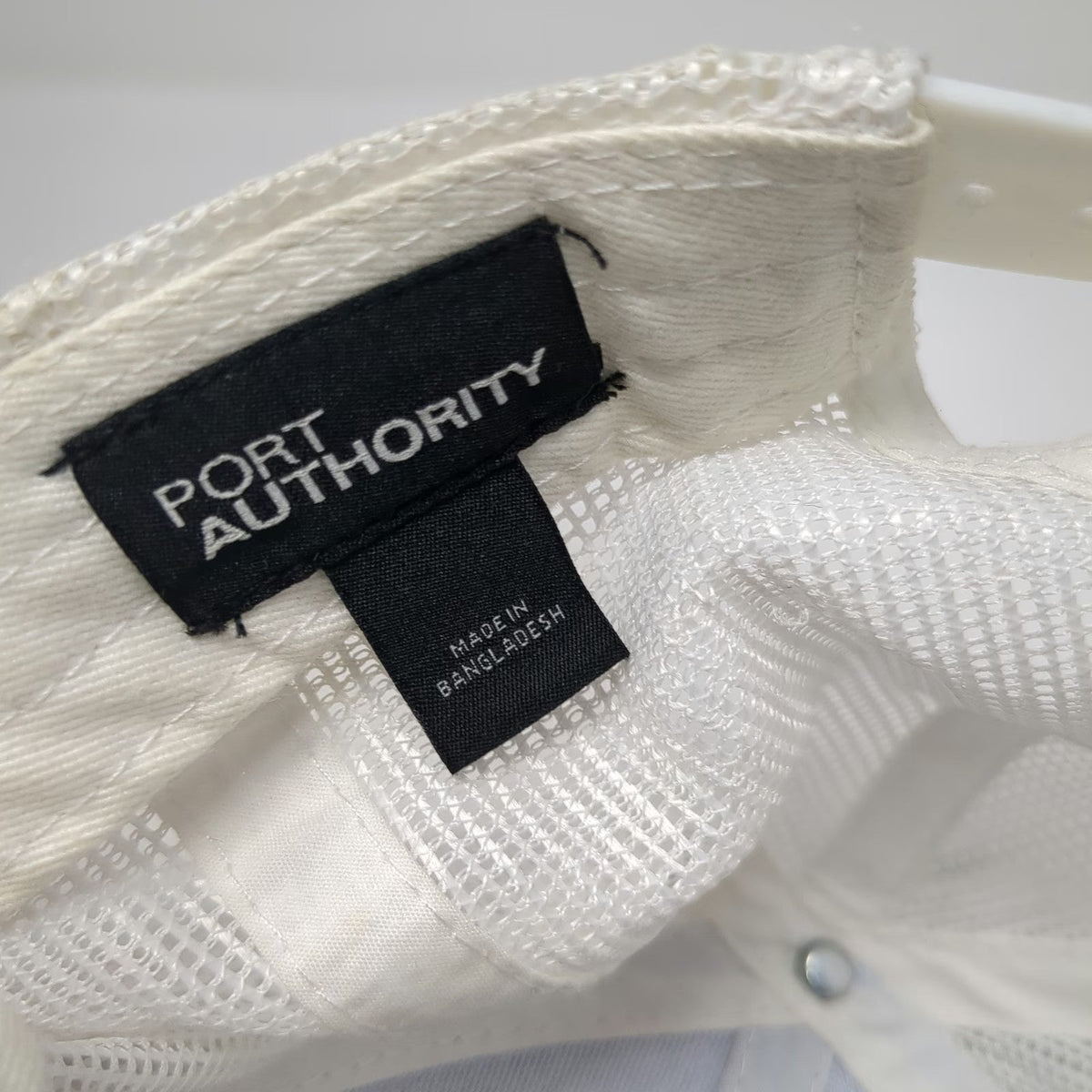 Port Authority Trucker Hat Blue White One Size Embroidered ZOA Logo Snapback
