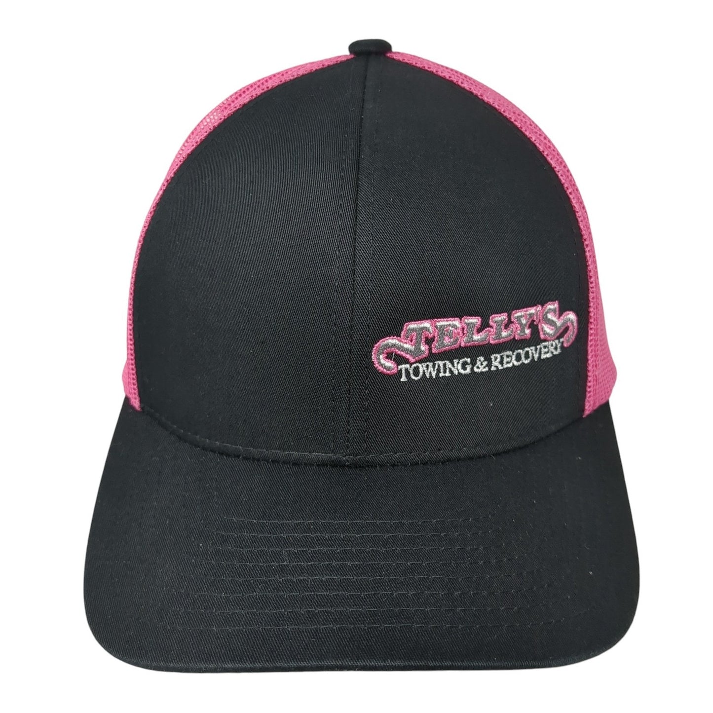 Telly's Towing & Recovery Trucker Hat Multicolor One Size Adjustable Mesh Back