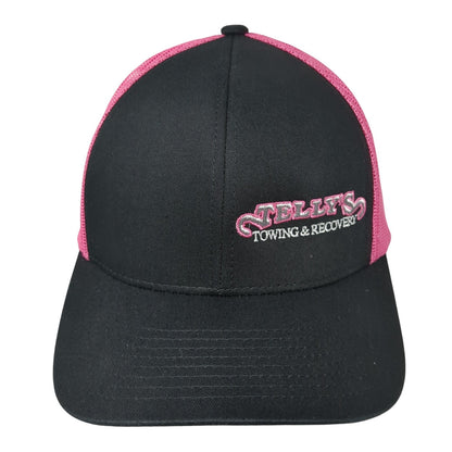 Telly's Towing & Recovery Trucker Hat Multicolor One Size Adjustable Mesh Back