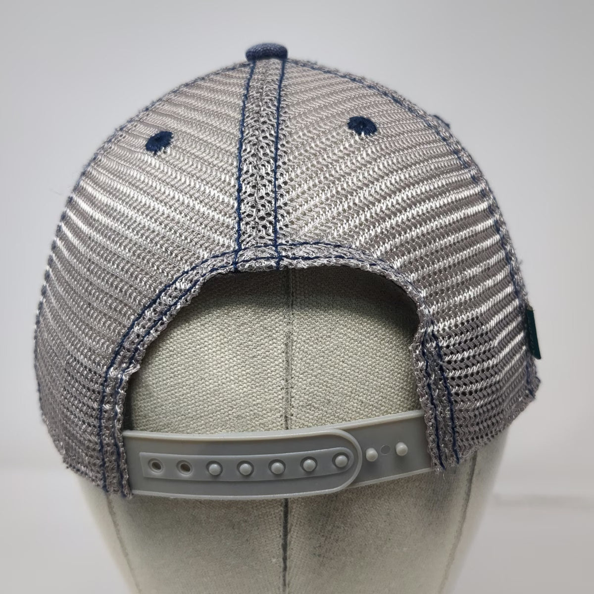 Legacy Trucker Hat Blue Gray One Size Kona HI Hawaii Sunset Mountain Patch Mesh