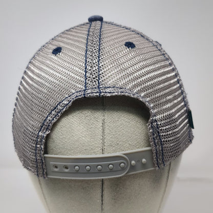 Legacy Trucker Hat Blue Gray One Size Kona HI Hawaii Sunset Mountain Patch Mesh