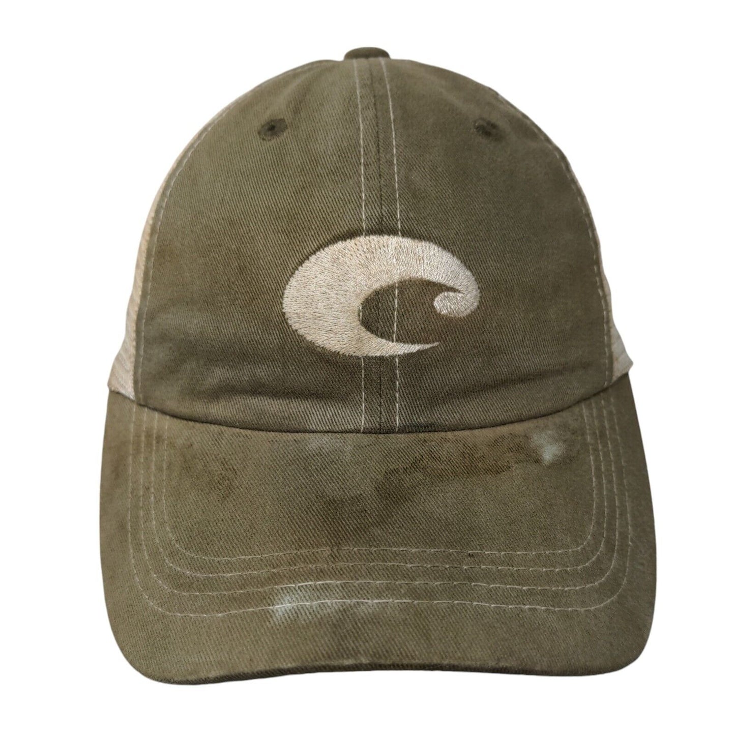 Costa Del Mar Strapback Mesh Back Trucker Hat Multi One Size Embroidered