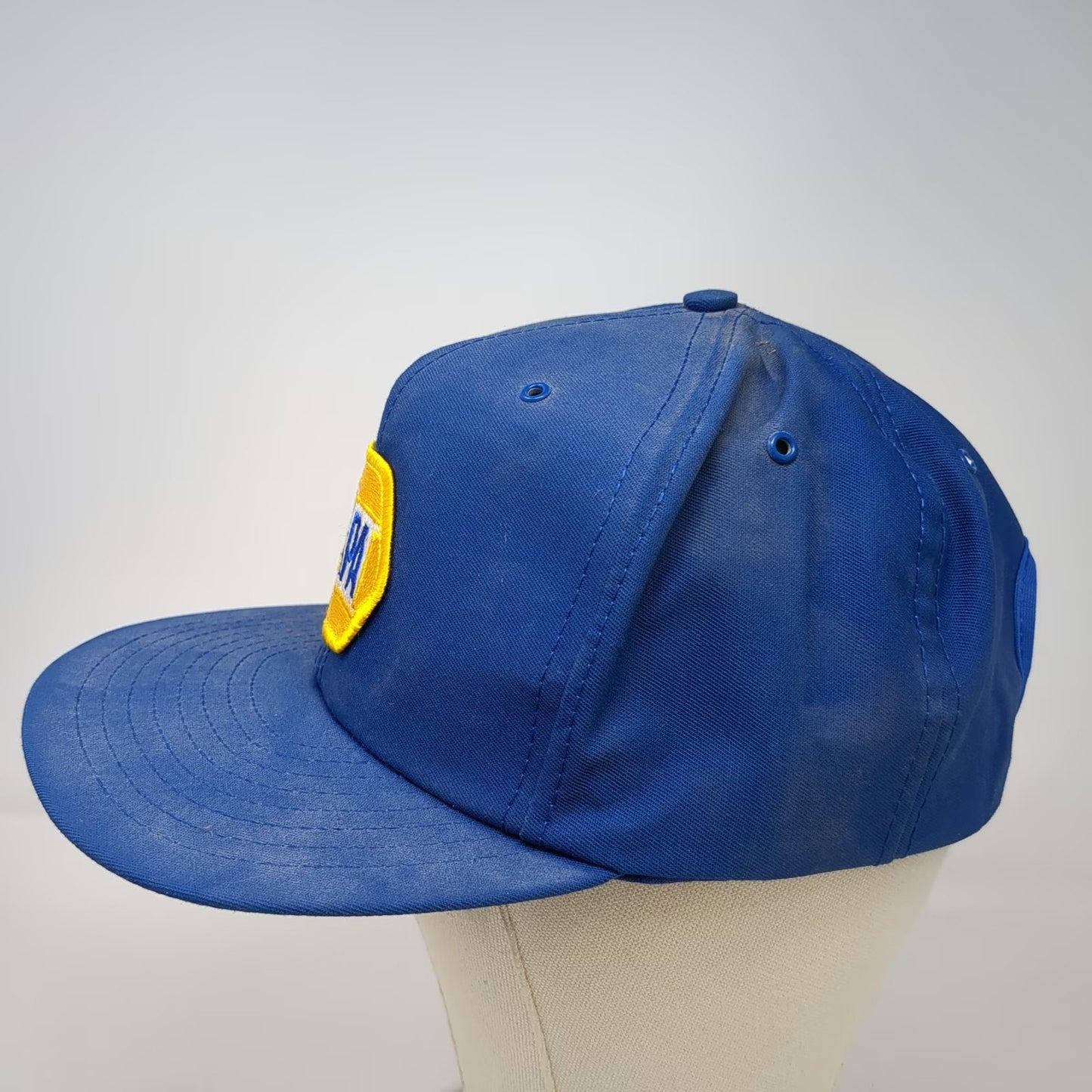 Blue NAPA Snapback Hat Vintage Embroidered Logo Patch Auto Parts 6 Panel