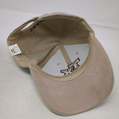 Baseball Cap Beige One Size Texas State Seal TX Embroidery Graphic Hat Strapback