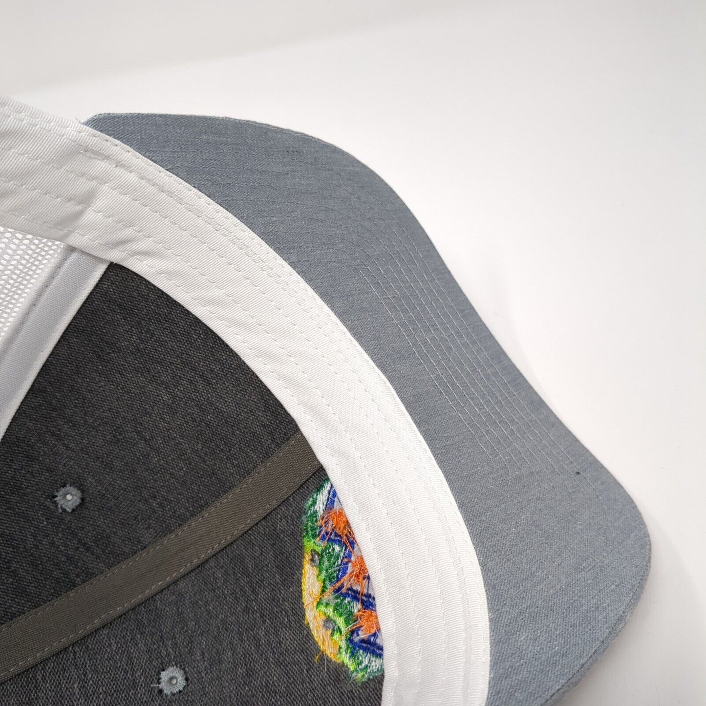 The Duran Group Snapback Mesh Back Trucker Hat Gray One Size Adjustable