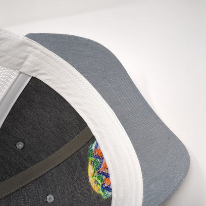 The Duran Group Snapback Mesh Back Trucker Hat Gray One Size Adjustable