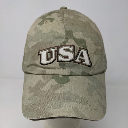 Sonoma Women's Slideback Camo Hat Size OS Embroidered USA Patriotic