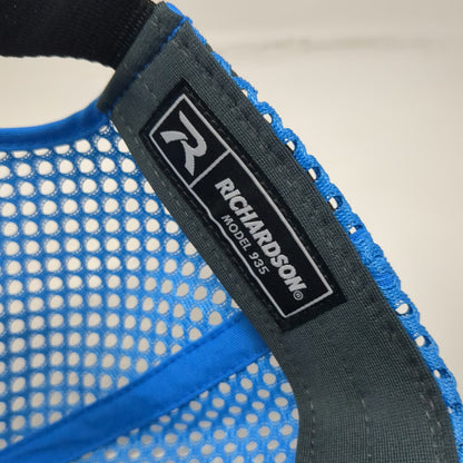 Richardson Baseball Cap Gray Blue One Size Mesh Back Performance Mission43 Hat