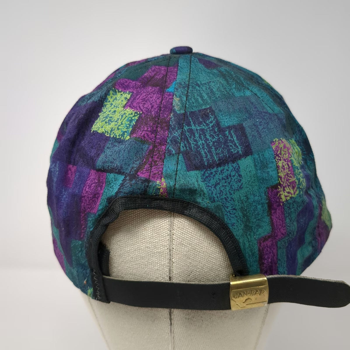 Jan-Bar 5 Panel Blue Purple Pink One Size Montana Big Sky 93 Rope Strapback Hat