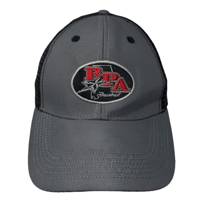 BPA Baseball Snapback Mesh Back Trucker Hat Gray One Size Colorblock