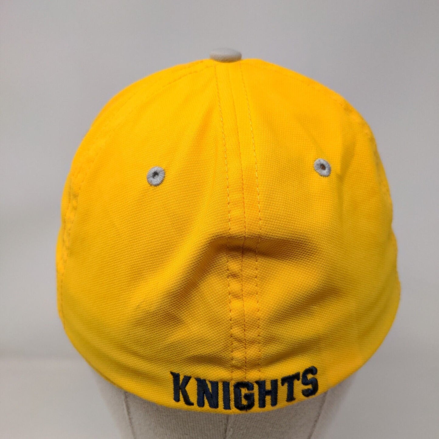 Nike Classic 99 Dri Fit Hat Blue Gold Marian University Knights Size S-M NCAA