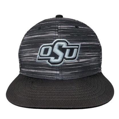 Russell Athletic Men's Snapback Hat Multicolor Striped Oklahoma State University