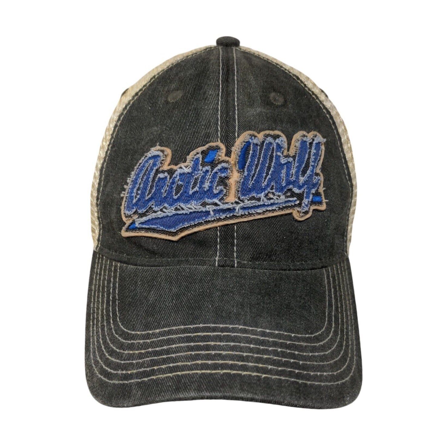 Arctic Wolf Snapback Trucker Hat Multicolor One Size Adjustable Mesh Back Legacy