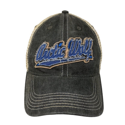Arctic Wolf Snapback Trucker Hat Multicolor One Size Adjustable Mesh Back Legacy