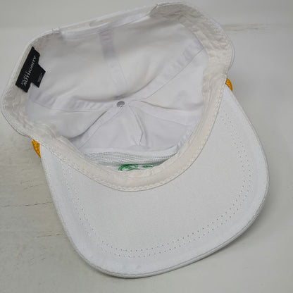 Port Authority 5 Panel White One Size Hat Rays for Rare Sun Rope Snapback Logo