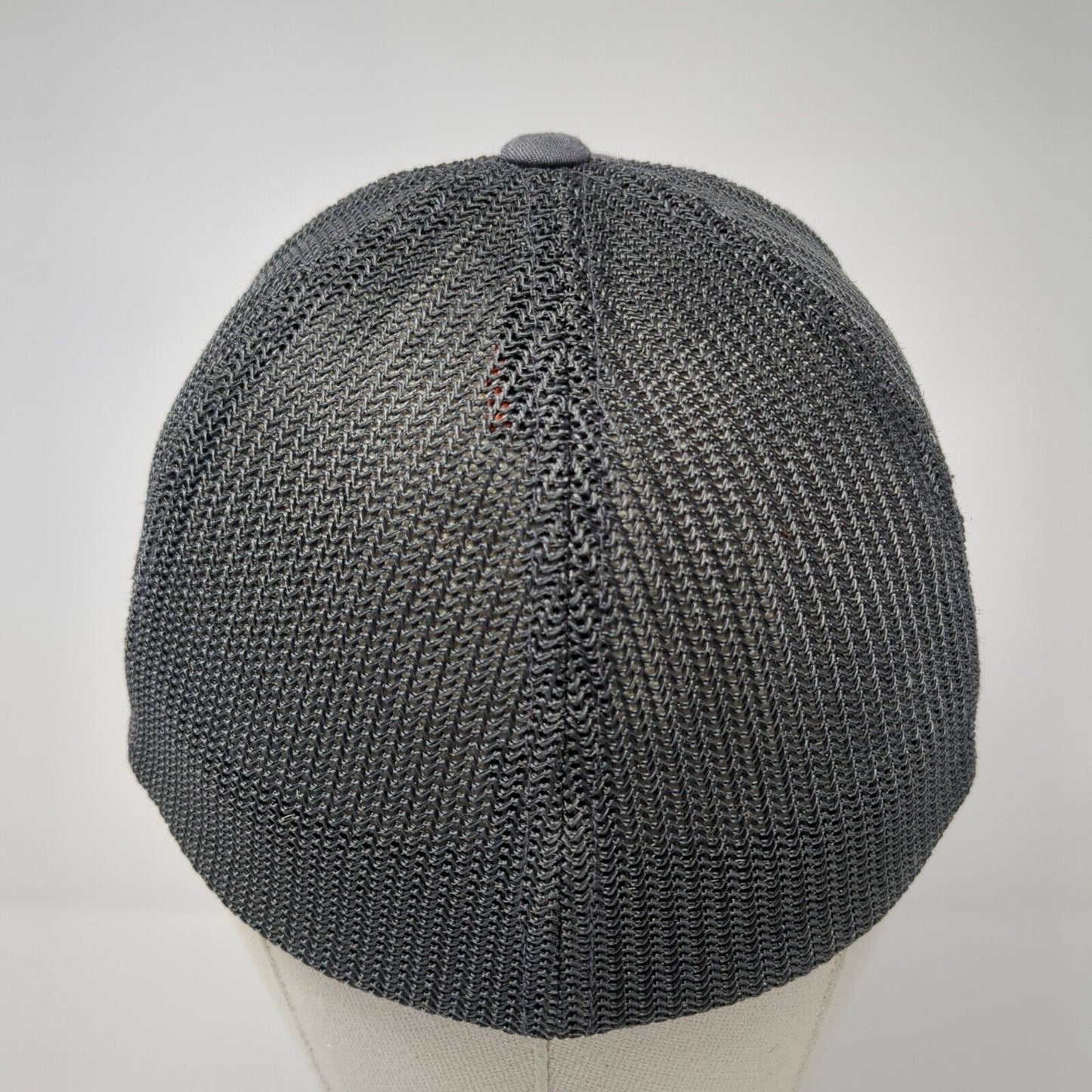 Gold Cup 2019 USA BMX Fitted Trucker Hat Gray S/M Mesh Back Port Authority