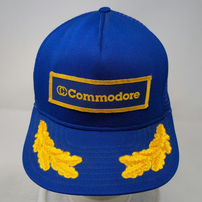 Pacesetter Commodore Blue XL Trucker Hat Scrambled Eggs Mesh Snapback Patch Logo