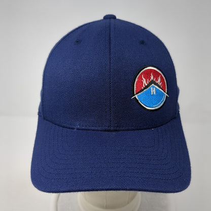 Flexfit by Yupoong Fitted Hat Blue S/M Lightweight Embroidered 6 Panel