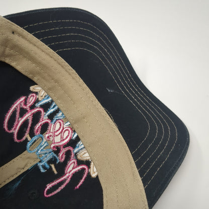 One Blessed Mama Snapback Trucker Hat Black OS Adjustable Mesh Back District