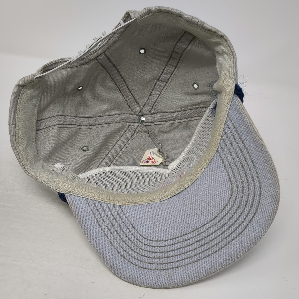 5 Panel Gray Hat One Size XL Transportation Trucking Rope Snapback Made in USA