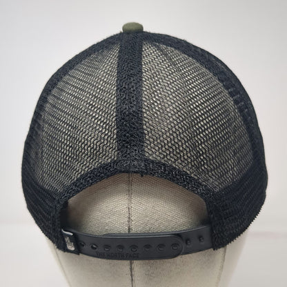 The North Face Trucker Hat Green One Size Bear Mountain Mesh Snapback Outdoor