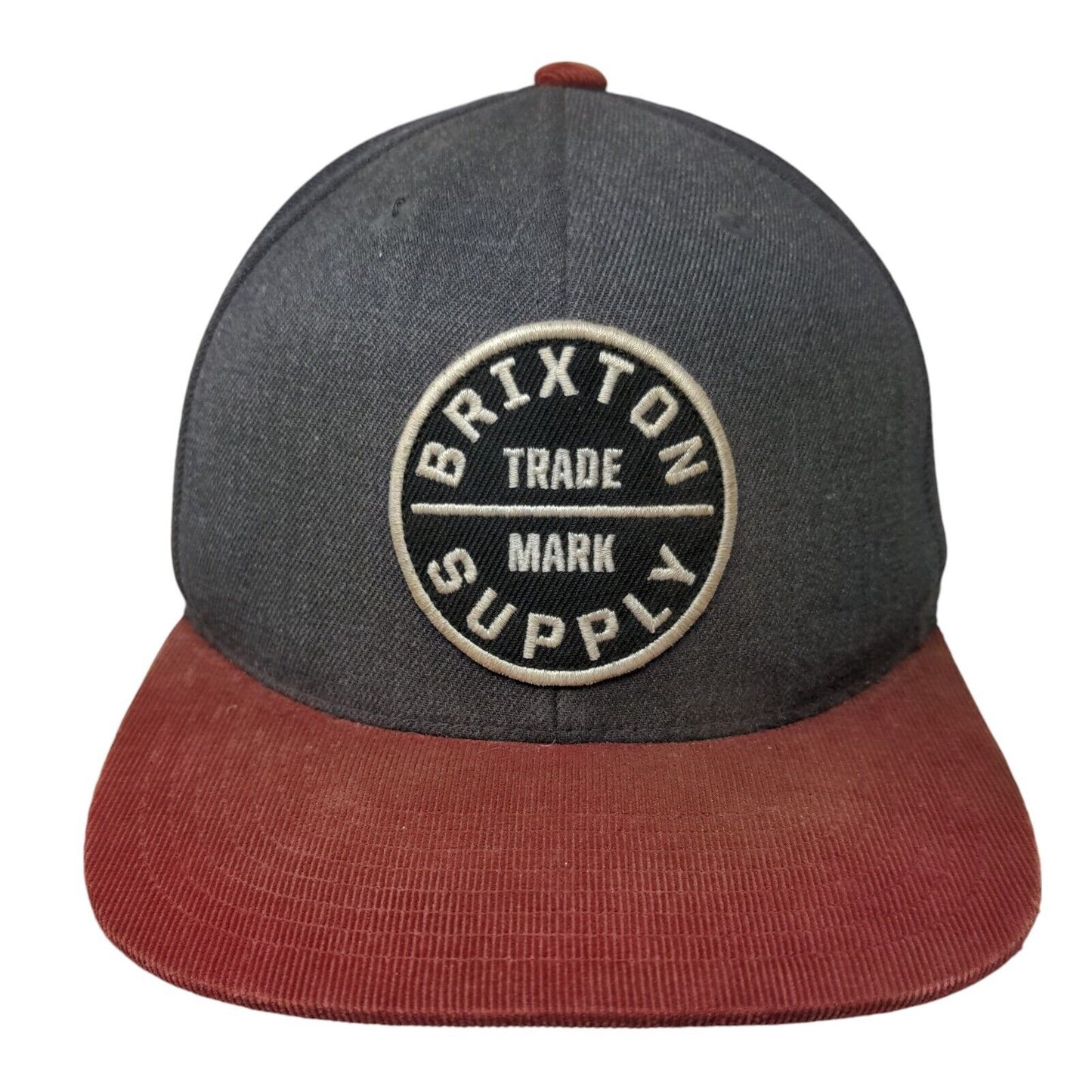 Brixton Supply Patch Snapback Hat Multi One Size Colorblock 6 Panel