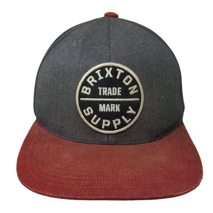 Brixton Supply Patch Snapback Hat Multi One Size Colorblock 6 Panel