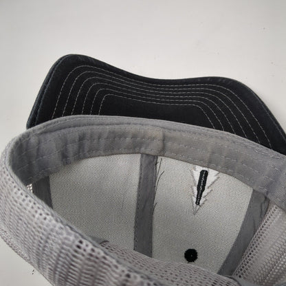 Backwoods Snapback Trucker Hat Gray OS Adjustable Mesh Back 6 Panel Brewery