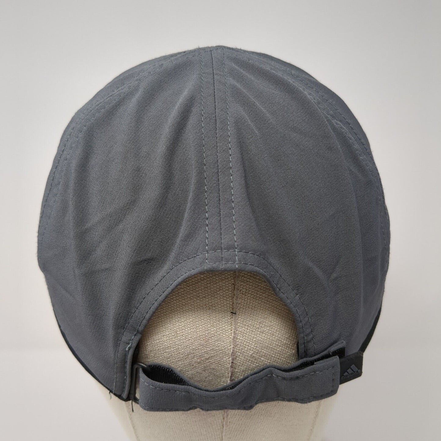 Adidas Climalite Strapback Hat Gray One Size Adjustable Embroidered Breathable