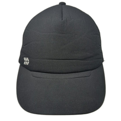 All In Motion Baseball Cap Black One Size Mesh Back Reflective Adjustable Hat
