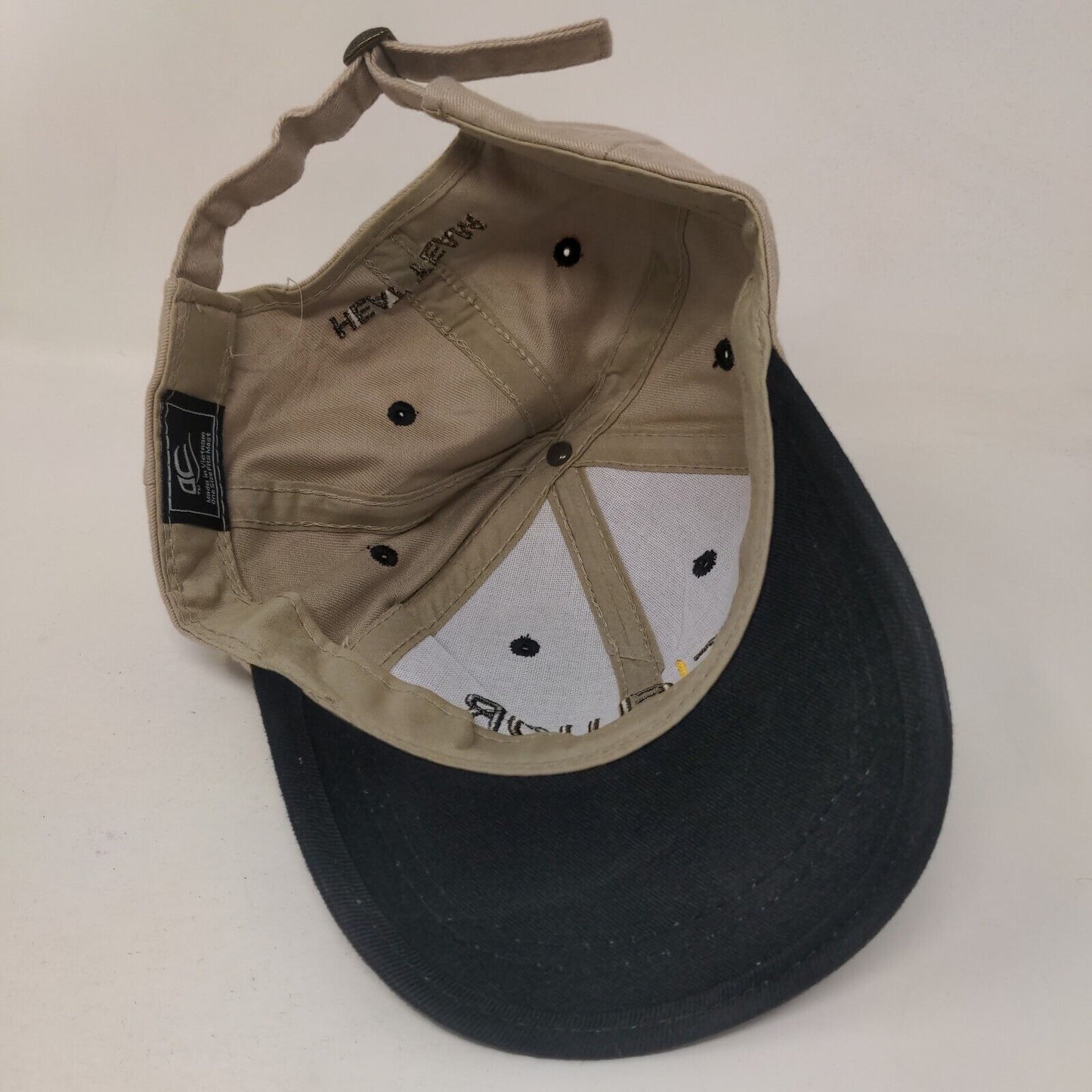 JGC | FLUOR Heat Team Slideback Hat Tan OSFM Adjustable Embroidered OC