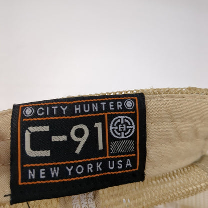 City Hunter Snapback Mesh Back Trucker Hat Multi One Size Metallic