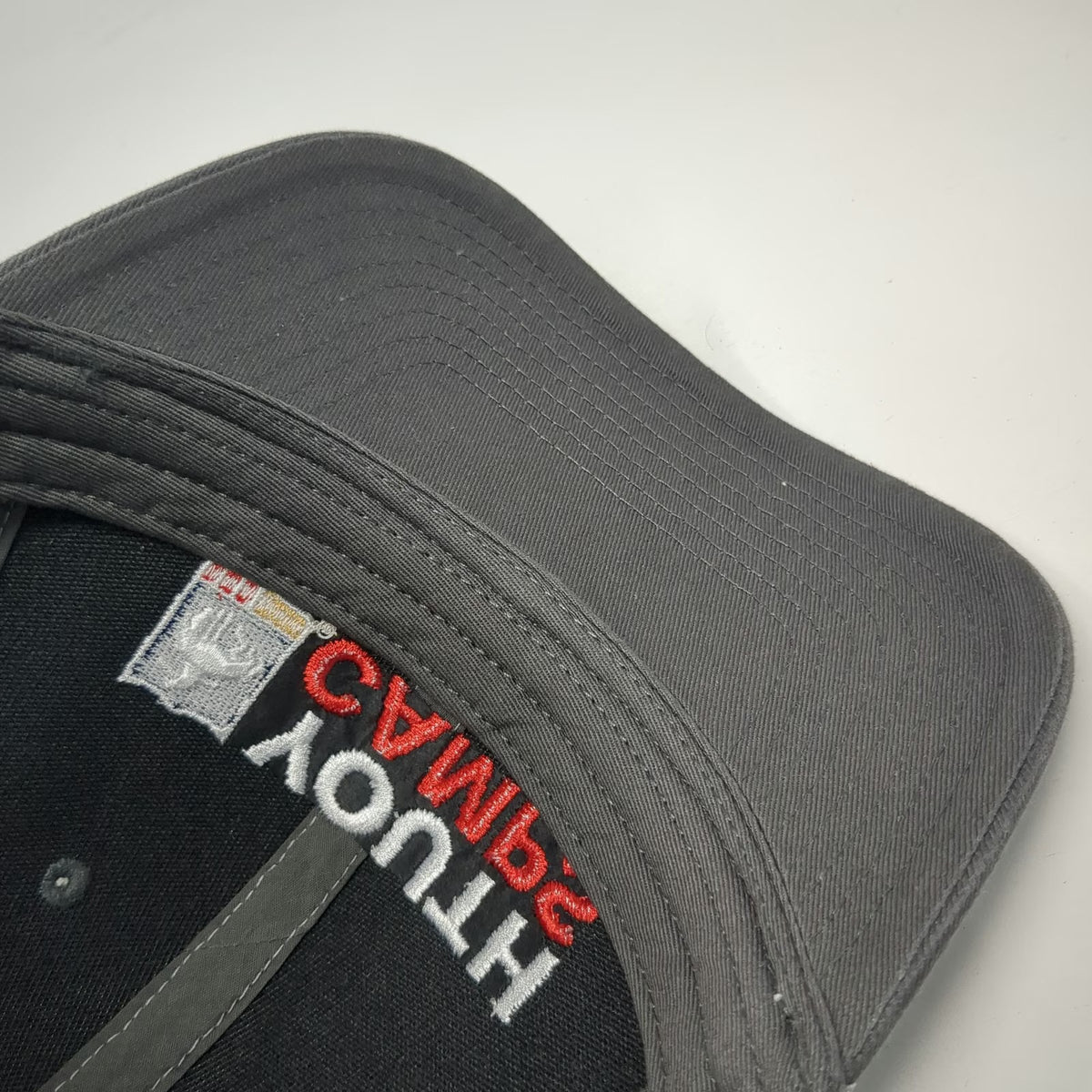 The Game Trucker Hat Gray One Size PRCA Youth Camps Rodeo Starts Here Mesh