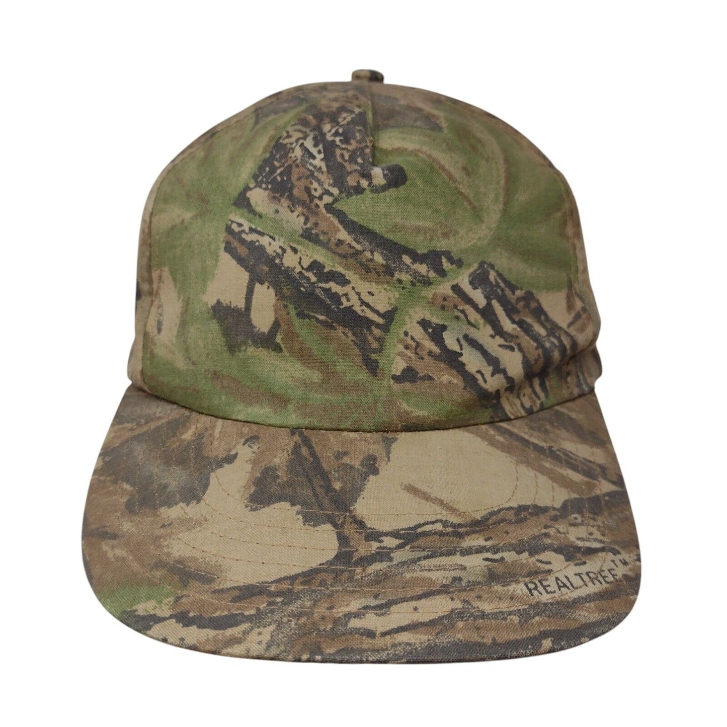 Realtree Snapback Hat Multi Camouflage OSFA Adjustable Lightweight Cotton