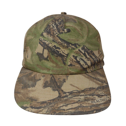 Realtree Snapback Hat Multi Camouflage OSFA Adjustable Lightweight Cotton
