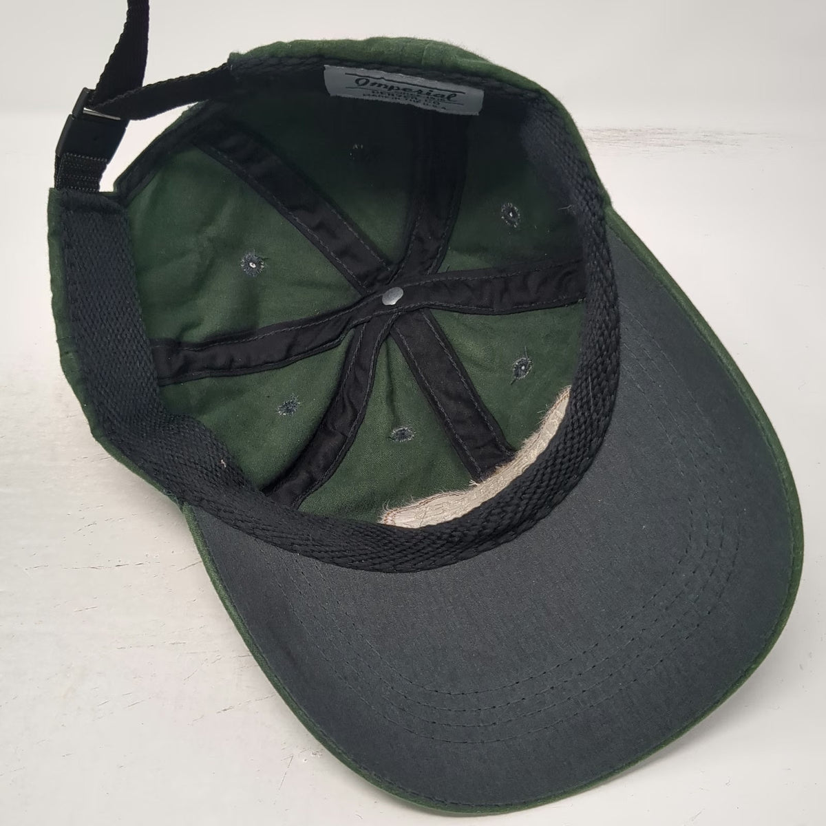 Imperial King Ropes Sheridan Wyo Baseball Cap Green One Size Made in USA Hat