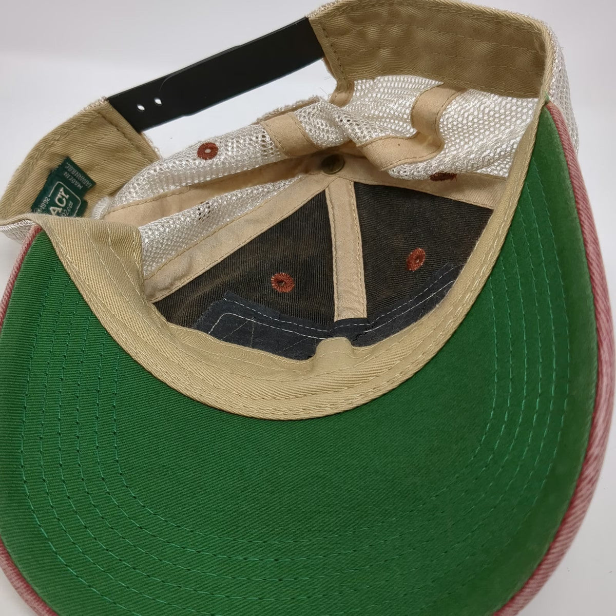 Legacy Brundage Mtn Resort BMR Idaho Trucker Hat Gray Red OSFM Mesh Snapback Ski