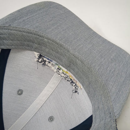 Richardson Trucker Hat Gray Blue One Size INTL FCStone Mesh Back Snapback