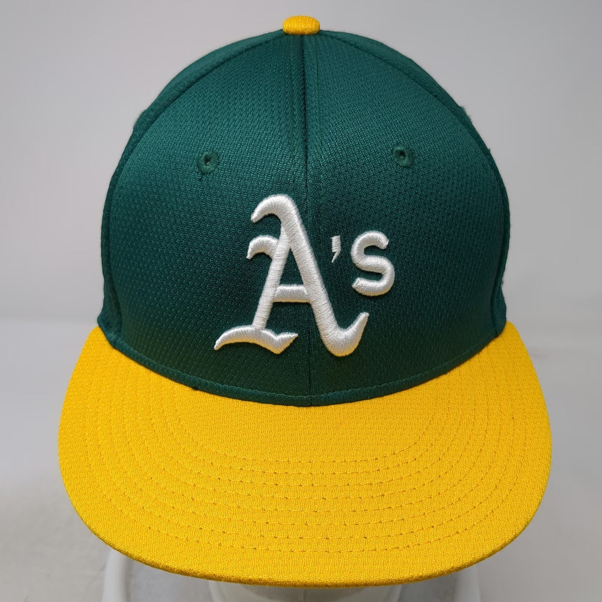 Oakland Athletics MLB OC Sports Baseball Cap Green Yellow One Size Strapback Hat