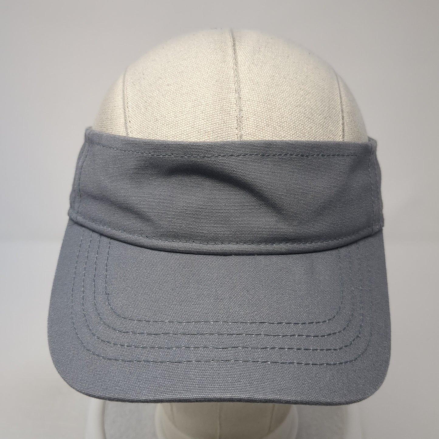 Unbranded Slideback Visor Hat Gray One Size Adjustable Blank Solid