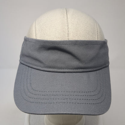 Unbranded Slideback Visor Hat Gray One Size Adjustable Blank Solid