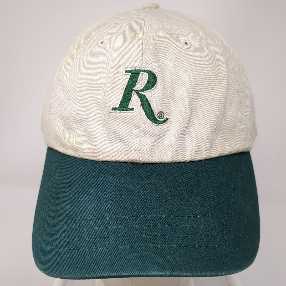 Remington Baseball Cap Beige Green One Size Embroidered Outdoor Hunting Hat